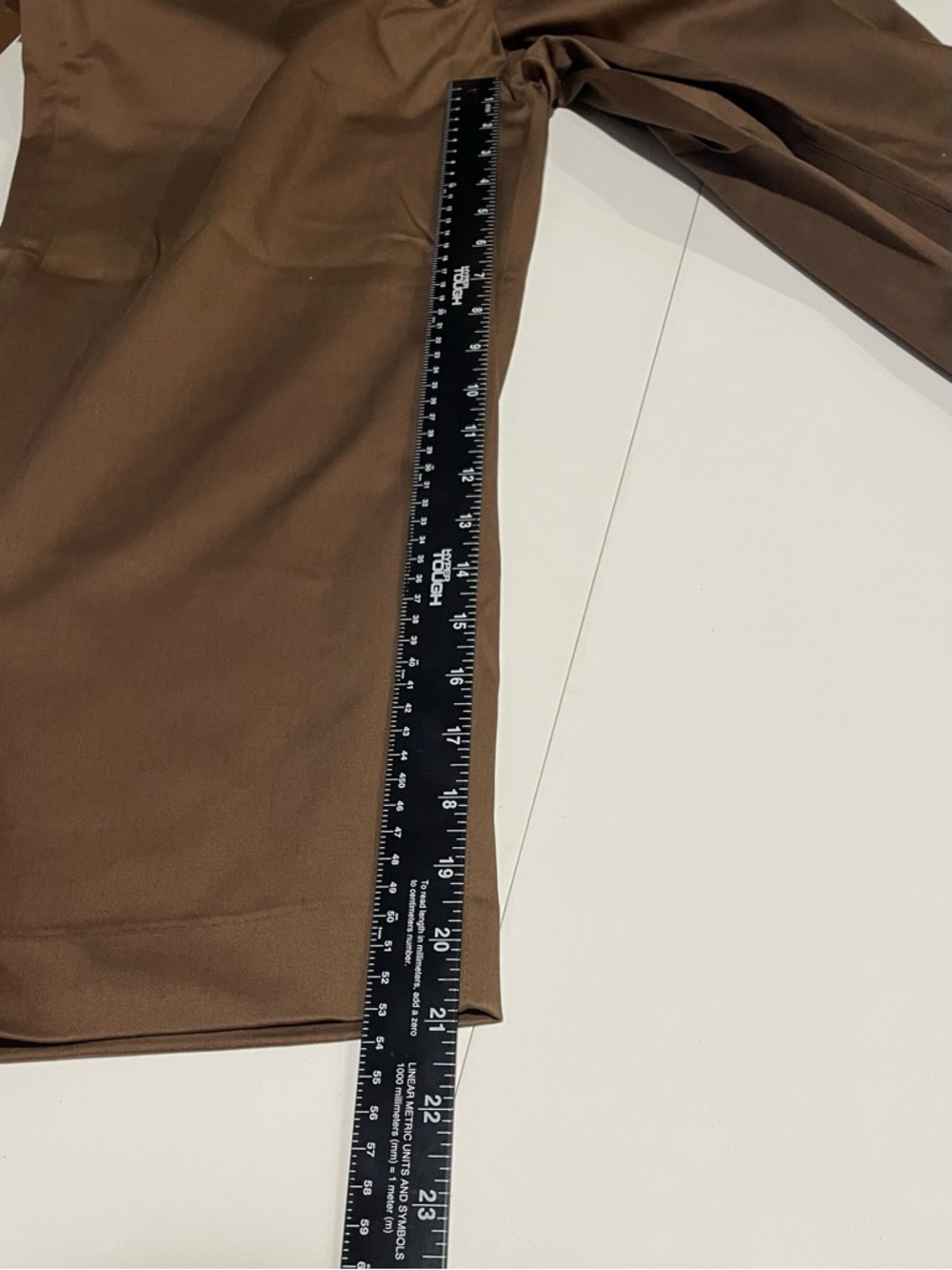 Alberto Makali Women’s Brown Cropped Pants with Rope Waist Detail Size 14 - Picture 7 of 9